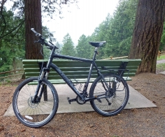 Bicycle atop Mount Tabor